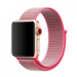 Apple Watch Woven Nylon Strap Pink