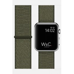 Apple Watch 42/44mm Woven Nylon Strap Green
