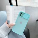 IPhone 11 Pro Max Soft Edges Case With Camera Sliding Door Design Mint