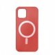 IPhone 12 Pro Max Silky And Soft Touch Finish Silicone Case Magsafe Red