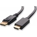 MBaccess Display Port To Hdmi Male Cable 3m