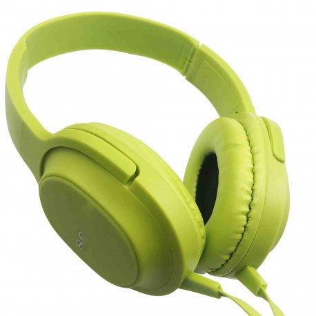MBaccess MDR-XB750AP Wired Headset With Microphone Green