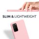 Samsung Galaxy A72 A725 Silicone Case Super Slim Pink