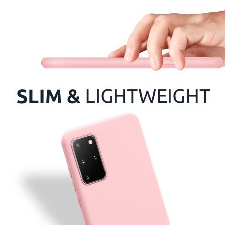 Samsung Galaxy A52 A525 Silicone Case Super Slim Pink