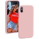 IPhone X/XS Silicone Case Powder Pink