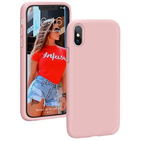 IPhone X/XS Silicone Case Powder Pink