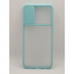 Samsung Galaxy A21S A217 Soft Edges Case With Camera Sliding Door Design Mint