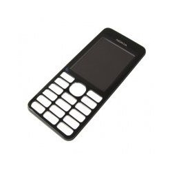 Nokia 206 Front Cover Black