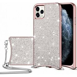IPhone 12 Pro Max Luxury Case With Bodystrap RoseGold