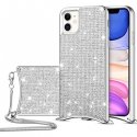 IPhone 11 Luxury Case With Bodystrap Silver