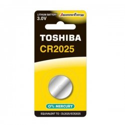 Toshiba Special CR2025 BP-1C Lithium Battery Blister