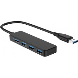 MBaccess 4-Port USB Hub 2.0 Ultra Slim