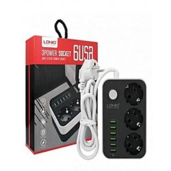 LDNIO SE3631 Power Strip And Charger With 6 USB Ports