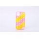 Samsung Galaxy A02S A025 Pop It Silicone Case Pink-Yellow