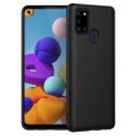 Samsung Galaxy A21S A217 Level Guardian Soft Silicone Cover Case Black