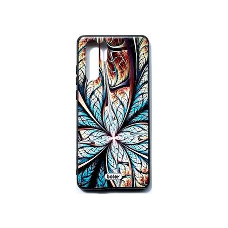 Huawei P30 Pro Botey Design Silicone Case Leave