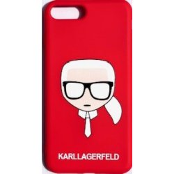 IPhone 7 Plus/8 Plus Karl Lagerfeld Soft Silicone Case Ikonik Red