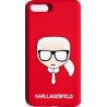 IPhone 7 Plus/8 Plus Karl Lagerfeld Soft Silicone Case Ikonik Red