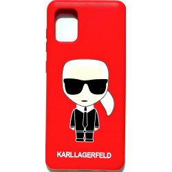 Samsung Galaxy A31 A315 Karl Lagerfeld Soft Silicone Case Ikonik Red