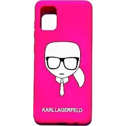 Samsung Galaxy A31 A315 Karl Lagerfeld Soft Silicone Case Ikonik Pink