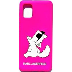 Samsung Galaxy A31 A315 Karl Lagerfeld Soft Silicone Case Choupette Pink