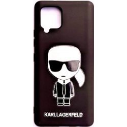 Samsung Galaxy A42 5G A425 Karl Lagerfeld Soft Silicone Case Ikonik Black