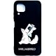 Huawei P40 Lite Karl Lagerfeld Soft Silicone Case Choupette Black