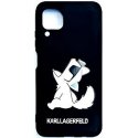 Huawei P40 Lite Karl Lagerfeld Soft Silicone Case Choupette Black