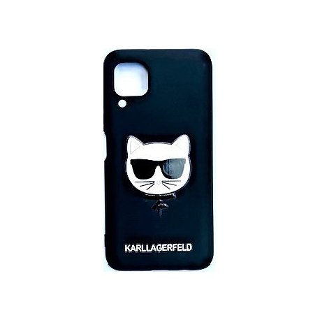 Huawei P40 Lite Karl Lagerfeld Soft Silicone Case Choupette Black