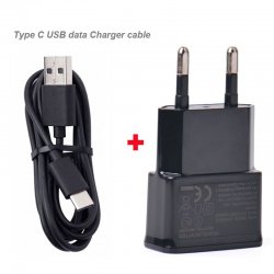 MBaccess M4 Travel Charger+Type C Cable 2A Black