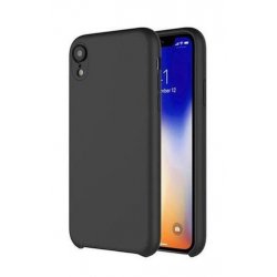 IPhone XR Silky And Soft Touch Silicone Cover Full Camera Protection Black