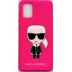 Samsung Galaxy A71 A715 Karl Lagerfeld Soft Silicone Case Ikonik Pink