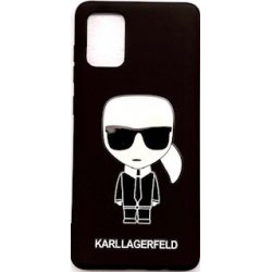 Samsung Galaxy A71 A715 Karl Lagerfeld Soft Silicone Case Ikonik Black