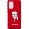 Samsung Galaxy A72 A725 Karl Lagerfeld Soft Silicone Case Ikonik Red