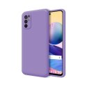 Xiaomi Redmi 10 4G Silky And Soft Touch Silicone Cover Camera Protect Lila