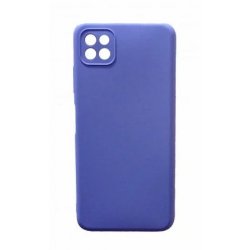 Samsung Galaxy A22 5G A226 Silicone Soft Case Full Camera Protection Blue