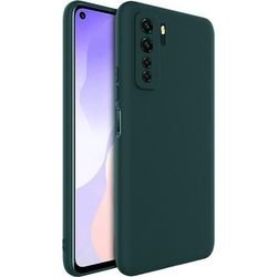 Xiaomi Redmi Note 10 5G Silky And Soft Touch Silicone Cover Camera Protect Green
