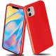 IPhone 12 Mini Silky And Soft Touch Silicone Cover Red