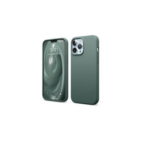 IPhone 13 Pro Max Silky And Soft Touch Finish Silicone Case Green