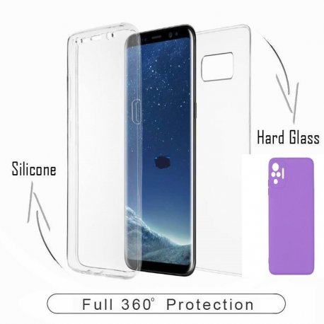 Xiaomi Redmi Note 10 5G 360 Degree Full Body Case Purple