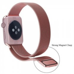 Apple Watch 42/44/45mm Strap Milanese Magnetic RoseGold
