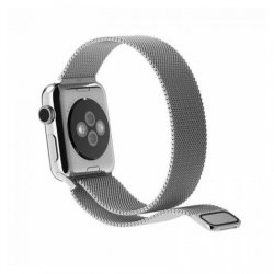 Apple Watch 42/44mm Strap Milanese Magnetic Silver