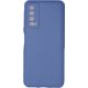 Huawei P Smart 2021 Silky And Soft Touch Silicone Cover Full Camera Protection Blue