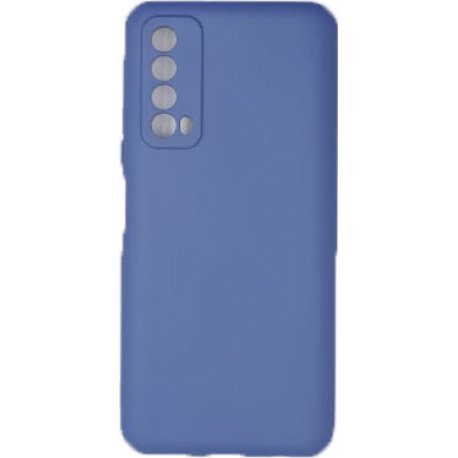 Huawei P Smart 2021 Silky And Soft Touch Silicone Cover Full Camera Protection Blue