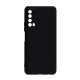 Huawei P Smart 2021 Silky And Soft Touch Silicone Cover Full Camera Protection Black