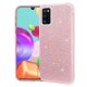 Samsung Galaxy A03S A037 Glitter Case Pink