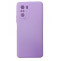 Xiaomi Mi 11i/Poco F3/Redmi K40 Silicone Case Full Camera Protection Purple