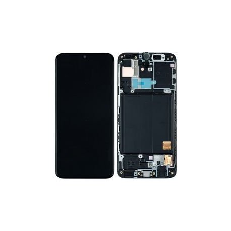 Samsung Galaxy A41 A415 Lcd+TouchScreen+Frame Black Service Pack