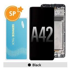 Samsung Galaxy A42 5G A426 Lcd+TouchScreen+Frame Black Service Pack