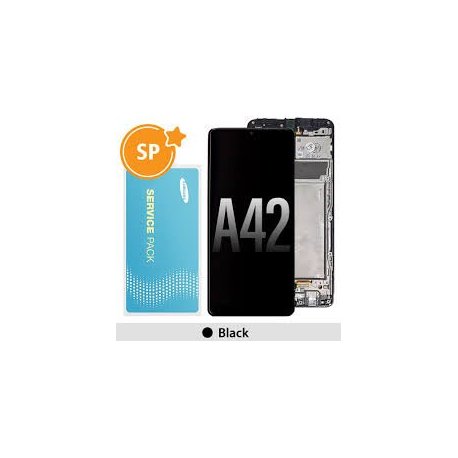 Samsung Galaxy A42 5G A426 Lcd+TouchScreen+Frame Black Service Pack